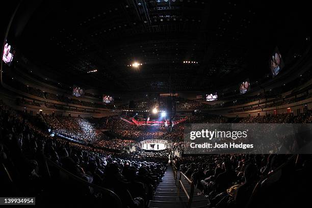 General view of the arena during the UFC 144 event at Saitama Super Arena on February 26, 2012 in Saitama, Japan.