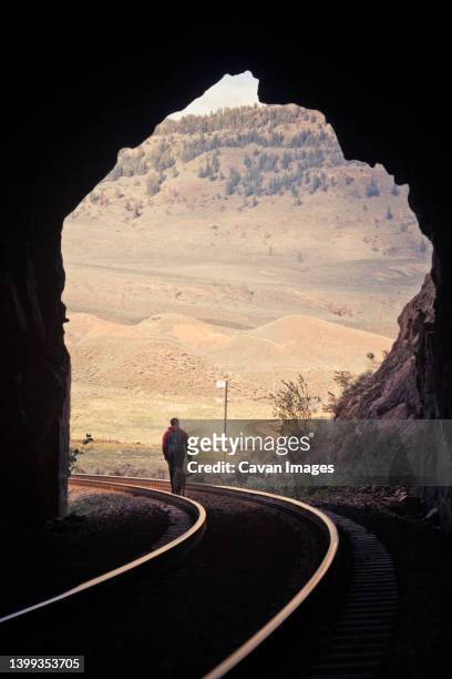 railway line - kamloops stock pictures, royalty-free photos & images