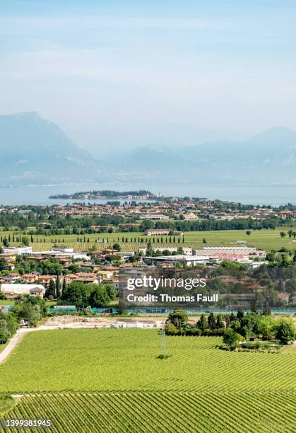 sirmione in lake garda, italy - sirmione stock pictures, royalty-free photos & images