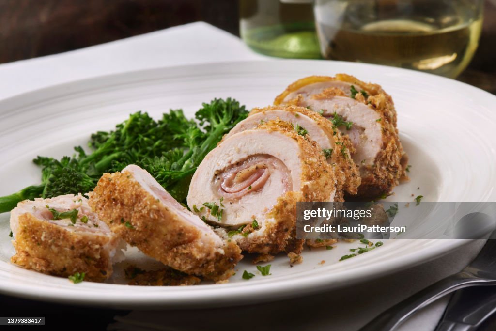 Crispy Baked Chicken Cordon Bleu