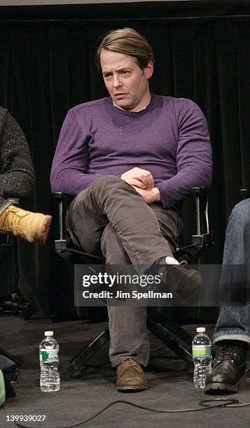Actor Matthew Broderick attends the Film Society of Lincoln Center screening of "Margaret" at Walter Reade Theater on February 25, 2012 in New York...