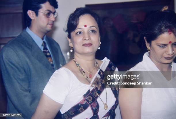 Smita Thakre, estranged daughter-in-law of Shiv Sena supremo Bal Thakre in New Delhi on September 26, 1999.