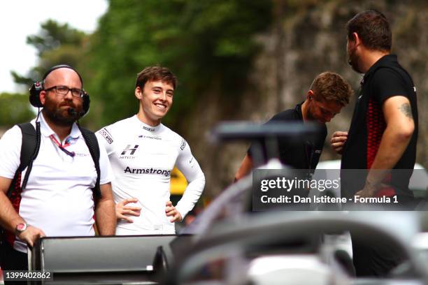 Marcus Armstrong of New Zealand and Hitech Grand Prix prepares to drive during practice ahead of Round 5:Monte Carlo of the Formula 2 Championship at...