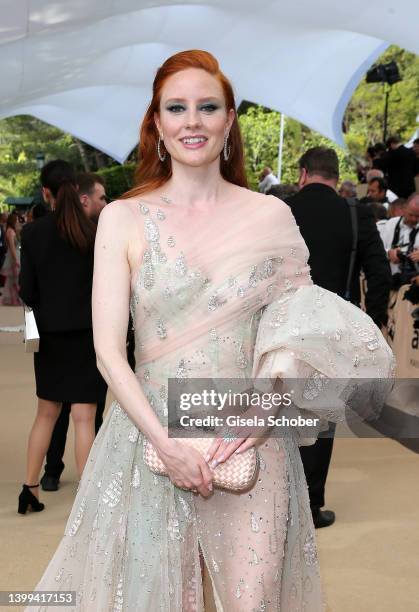 Barbara Meier attending amfAR Gala Cannes 2022 at Hotel du Cap-Eden-Roc on May 26, 2022 in Cap d'Antibes, France.