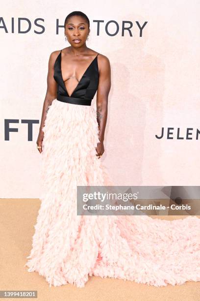 Cynthia Erivo attending amfAR Gala Cannes 2022 at Hotel du Cap-Eden-Roc on May 26, 2022 in Cap d'Antibes, France.