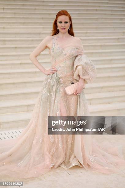 Barbara Meier attending amfAR Gala Cannes 2022 at Hotel du Cap-Eden-Roc on May 26, 2022 in Cap d'Antibes, France.