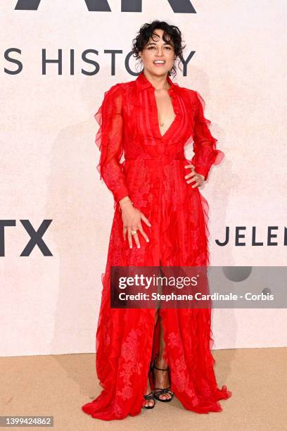 Michelle Rodriguez attending amfAR Gala Cannes 2022 at Hotel du Cap-Eden-Roc on May 26, 2022 in Cap d'Antibes, France.