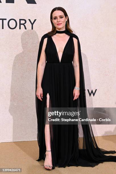 Claire Foy attending amfAR Gala Cannes 2022 at Hotel du Cap-Eden-Roc on May 26, 2022 in Cap d'Antibes, France.