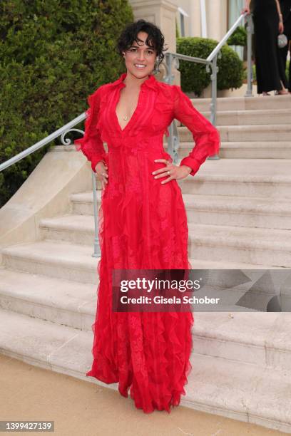Michelle Rodriguez attends amfAR Gala Cannes 2022 at Hotel du Cap-Eden-Roc on May 26, 2022 in Cap d'Antibes, France.