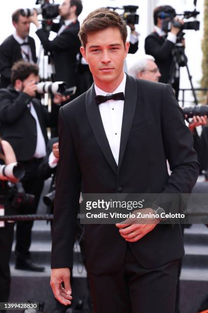 Francisco Lachowski attends the screening of "Broker " during the 75th annual Cannes film festival at Palais des Festivals on May 26, 2022 in Cannes,...