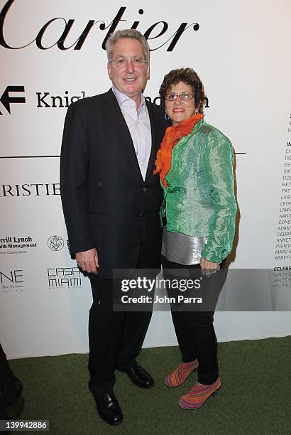 David Horvitz and Francie Bishop Good attend as Cartier sponsors the MOCA North Miami 15th Anniversary celebration at the Museum of Contemporary Art...