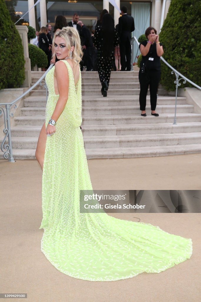 Tallia Storm attends amfAR Gala Cannes 2022 at Hotel du Cap-Eden-Roc