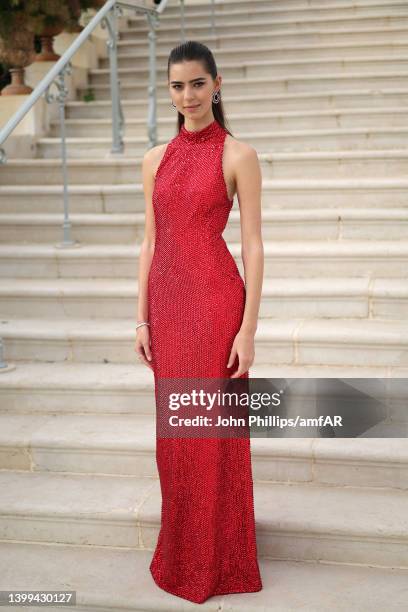 Helena Gatsby attends the amfAR Cannes Gala 2022 at Hotel du Cap-Eden-Roc on May 26, 2022 in Cap d'Antibes, France.