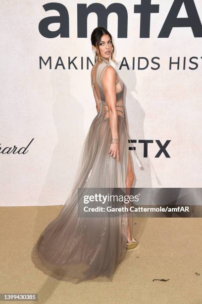 Iris Mittenaere attending amfAR Gala Cannes 2022 at Hotel du Cap-Eden-Roc on May 26, 2022 in Cap d'Antibes, France.