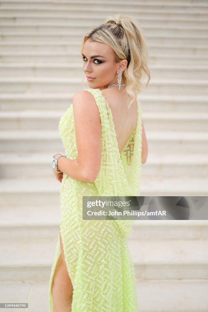 Tallia Storm attends amfAR Gala Cannes 2022 at Hotel du Cap-Eden-Roc