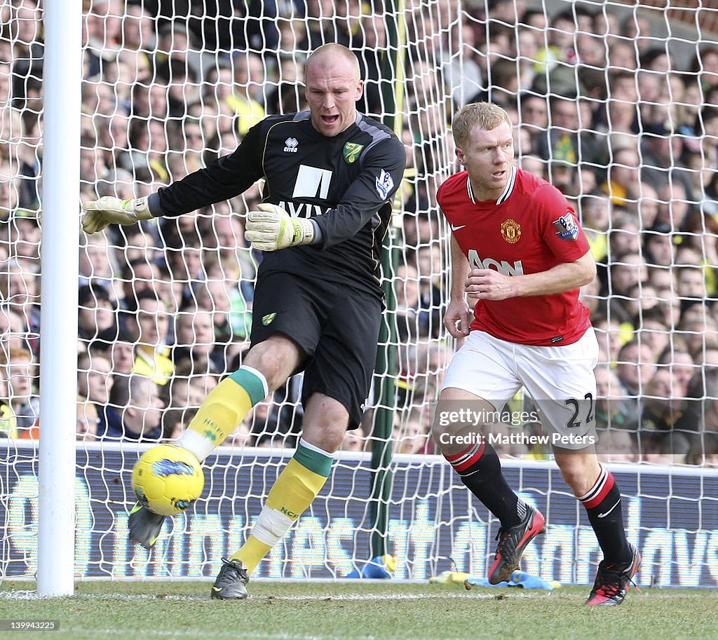 Norwich City v Manchester United - Premier League