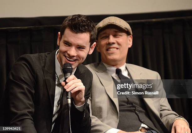 Actors Jake O'Connor and Kevin Geer attend the Film Society of Lincoln Center screening of "Margaret" at Walter Reade Theater on February 25, 2012 in...