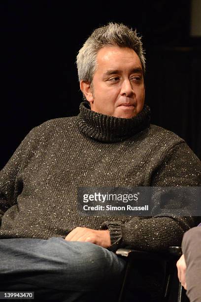Actor Stephen Adly Guirgis attends the Film Society of Lincoln Center screening of "Margaret" at Walter Reade Theater on February 25, 2012 in New...