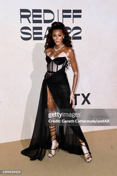 Winnie Harlow attends amfAR Gala Cannes 2022 at Hotel du Cap-Eden-Roc on May 26, 2022 in Cap d'Antibes, France.