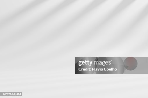 Studio white background with low contrast gobo lighting Studio white background with low contrast gobo lighting