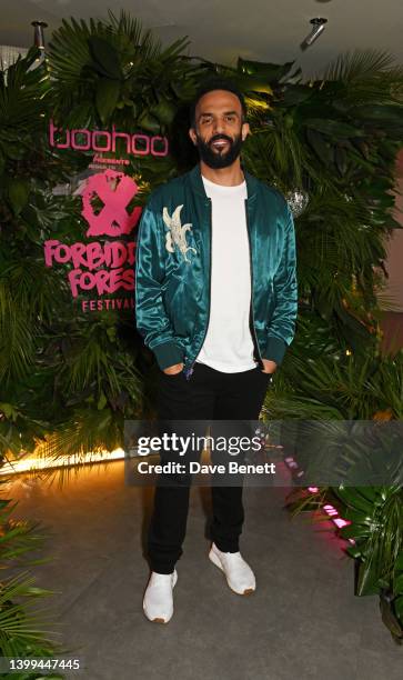Craig David exclusive performance for the Boohoo x Forbidden Forest pre-party on May 26, 2022 in London, England.