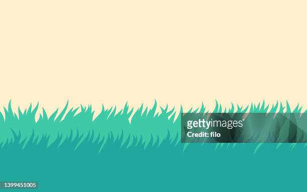illustrazioni stock, clip art, cartoni animati e icone di tendenza di erba estate prato sfondo design - agricultural occupation
