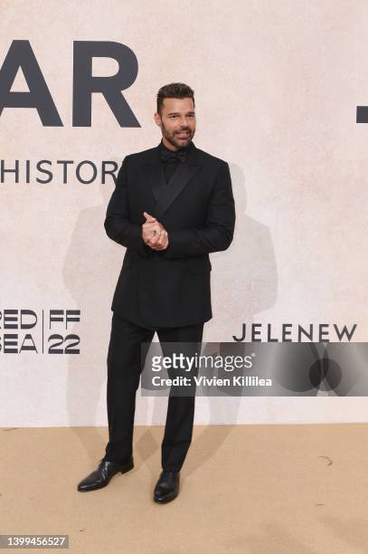 Ricky Martin attends the amfAR Cannes Gala 2022 at Hotel du Cap-Eden-Roc on May 26, 2022 in Cap d'Antibes, France.