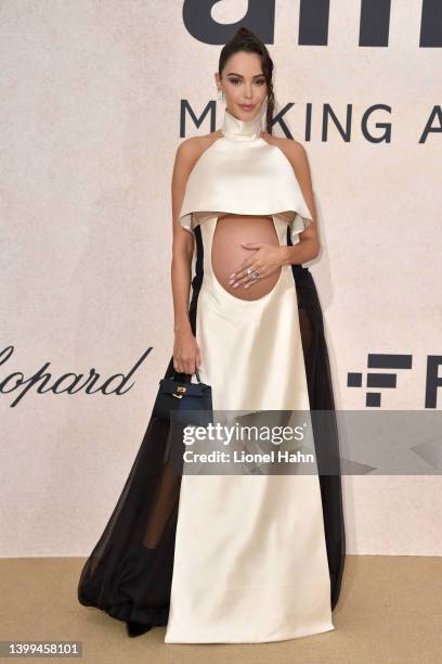 Nabilla Benattia attends the amfAR Gala Cannes 2022 at Hotel du Cap-Eden-Roc on May 26, 2022 in Cap d'Antibes, France.