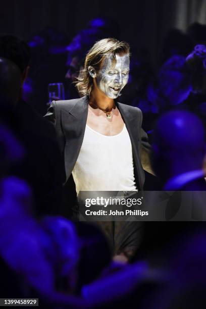 Paul Hameline walks the runway in the fashion show during the amfAR Cannes Gala 2022 at Hotel du Cap-Eden-Roc on May 26, 2022 in Cap d'Antibes,...