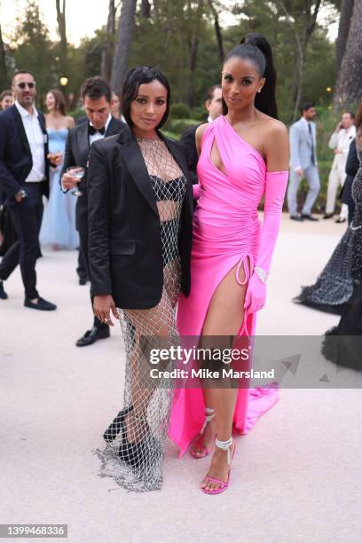 Katerina Graham and Ciara at Hotel du Cap-Eden-Roc on May 26, 2022 in Cap d'Antibes, France.