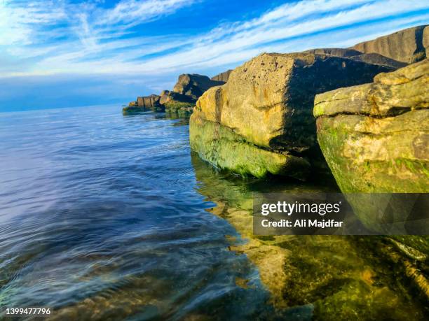 lake erie shore - eriesee stock-fotos und bilder