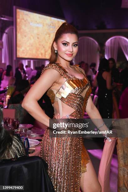Urvashi Rautela at the amfAR Cannes Gala 2022 at Hotel du Cap-Eden-Roc on May 26, 2022 in Cap d'Antibes, France.