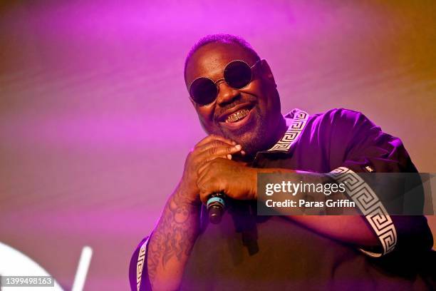 Rapper 8Ball performs onstage during VERZUZ 8 Ball & MJG vs UGK at Terminal West on May 26, 2022 in Atlanta, Georgia.