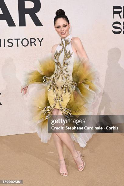 Coco Rocha attends amfAR Gala Cannes 2022 at Hotel du Cap-Eden-Roc on May 26, 2022 in Cap d'Antibes, France.