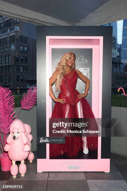 Laverne Cox celebrates A Very Barbie Birthday at Magic Hour at Moxy Times Square on May 26, 2022 in New York City.