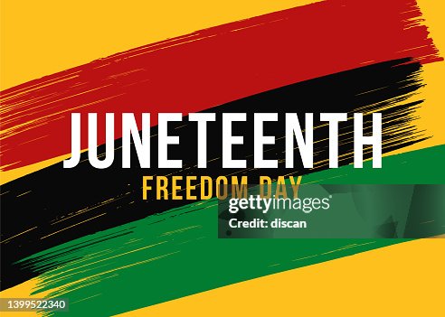 Juneteenth Independence Day Design with Brushes. Juneteenth Independence Day Design with Brushes.