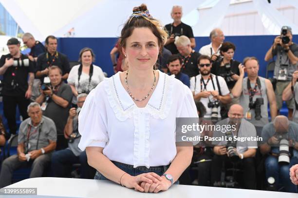 Alice Rohrwacher attends a photocall ahead of the rendez-vous with Alice Rohrwacher event at the 75th annual Cannes film festival at Palais des...