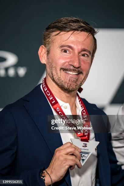 Max Biaggi of Italy becomes MotoGP Legend with a special ceremony during the MotoGP Gran Premio d’Italia Oakley at Mugello Circuit on May 27, 2022 in...