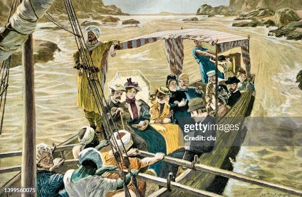 First Raft Pic 25 River Rafting Cartoon High Res Illustrations - Getty Images