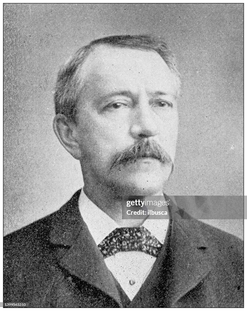 Antikes Foto aus Lawrence, Kansas, im Jahr 1898: T J Sternberg, Stadtingenieur