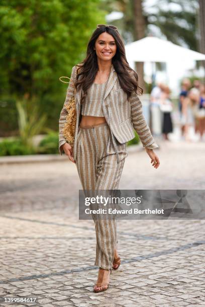 Diane Leyre is seen during the 75th annual Cannes film festival at on May 26, 2022 in Cannes, France.