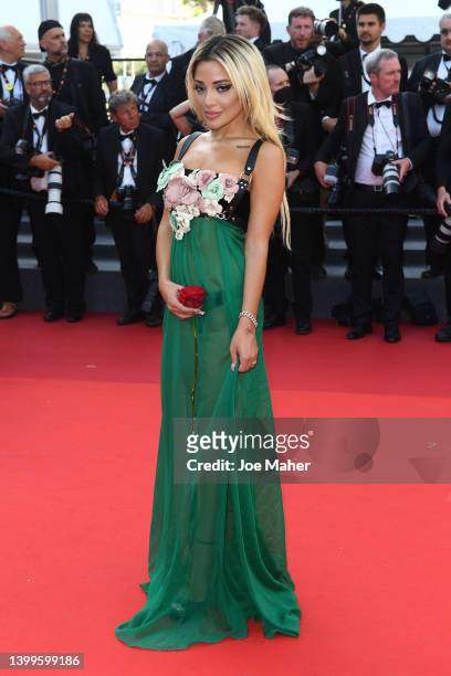 Gabi DeMartino attends the screening of "Mother And Son " during the 75th annual Cannes film festival at Palais des Festivals on May 27, 2022 in...