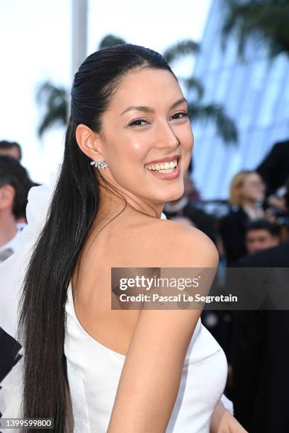 Rebecca Mir attends the screening of "Mother And Son " during the 75th annual Cannes film festival at Palais des Festivals on May 27, 2022 in Cannes,...