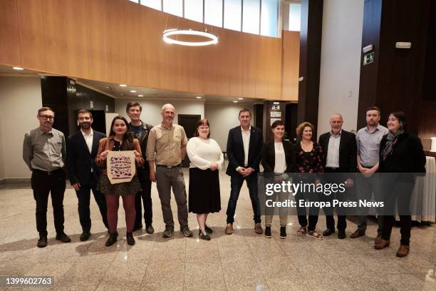 Foto de familia, el parlamentario del Sinn Fein en Dublin y portavoz de temas relacionados con la vivienda, administraciones locales y patrimonio,...