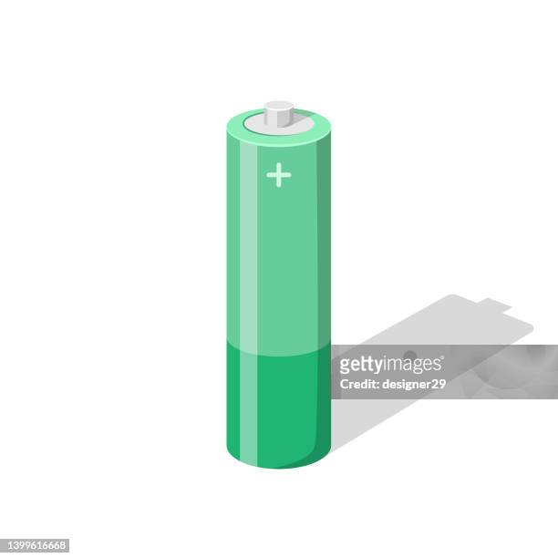 ilustraciones, imágenes clip art, dibujos animados e iconos de stock de icono de batería. - cilindro