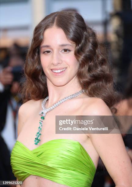 Coco Konig attends the screening of "Mascarade" during the 75th annual Cannes film festival at Palais des Festivals on May 27, 2022 in Cannes, France.