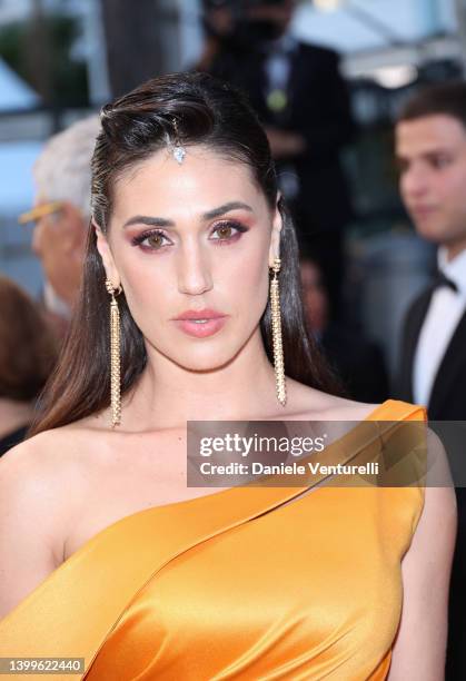 Cecilia Rodriguez attends the screening of "Mascarade" during the 75th annual Cannes film festival at Palais des Festivals on May 27, 2022 in Cannes,...