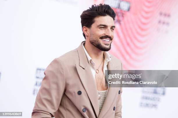 Mariano Di Vaio arrives for the ABOUT YOU Awards Europe at Superstudio Maxi on May 26, 2022 in Milan, Italy.