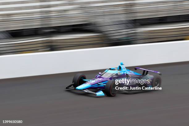 Ed Carpenter of the USA drives the Ed Carpenter Racing during the 2022 Indianapolis 500 Carb Day at Indianapolis Motor Speedway on May 27, 2022 in...