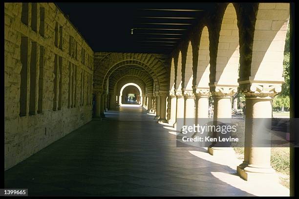 General view of Stanford University campus in Stanford, California. Mandatory Credit: Ken Levine /Allsport